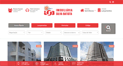 Desktop Screenshot of imobiliariasilvabatista.com.br