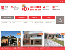 Tablet Screenshot of imobiliariasilvabatista.com.br